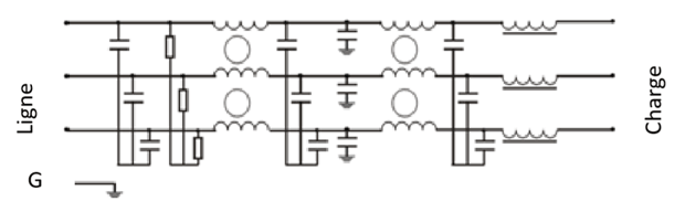 schéma filtre anti harmonique